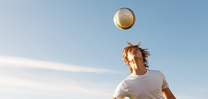«Спортивные» травмы головы могут временно нарушать зрение
